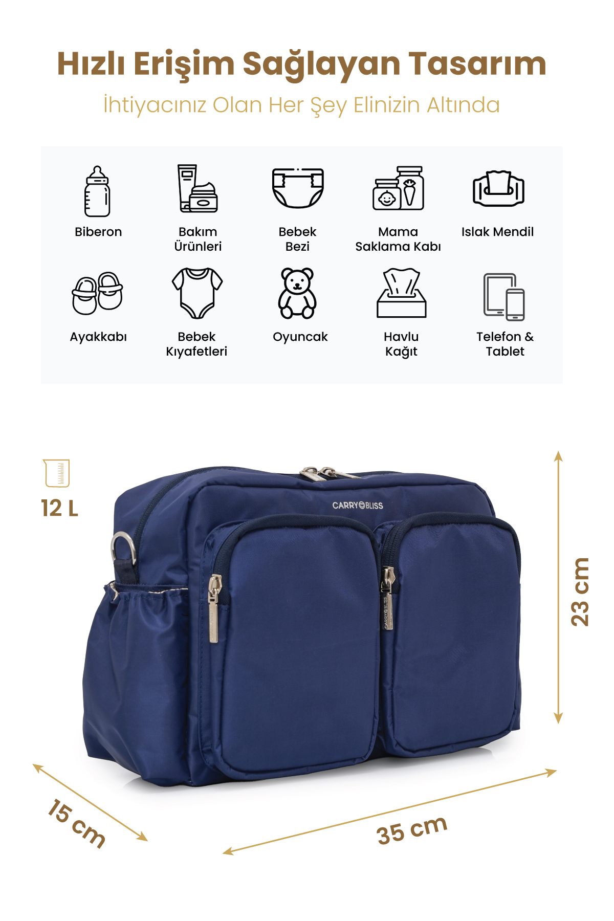 Carrybliss Çok Gözlü Anne Bebek Sırt ÇantasıCarrybliss Çok Gözlü Anne Bebek Sırt Çantası