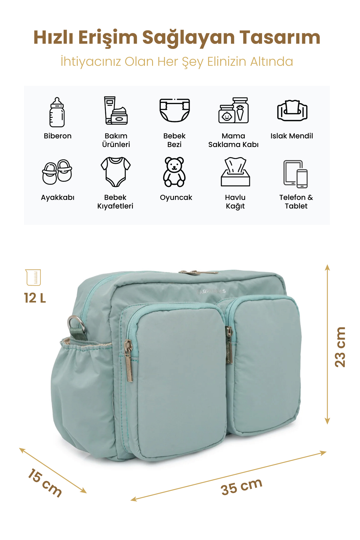 Carrybliss Çok Gözlü Anne Bebek Sırt ÇantasıCarrybliss Çok Gözlü Anne Bebek Sırt Çantası