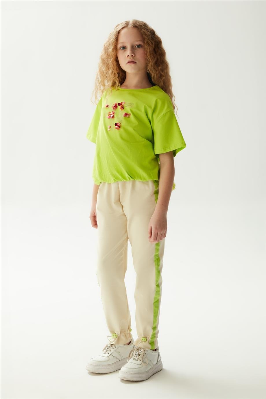 Fracomina Kız Çocuk Bej Pantolon