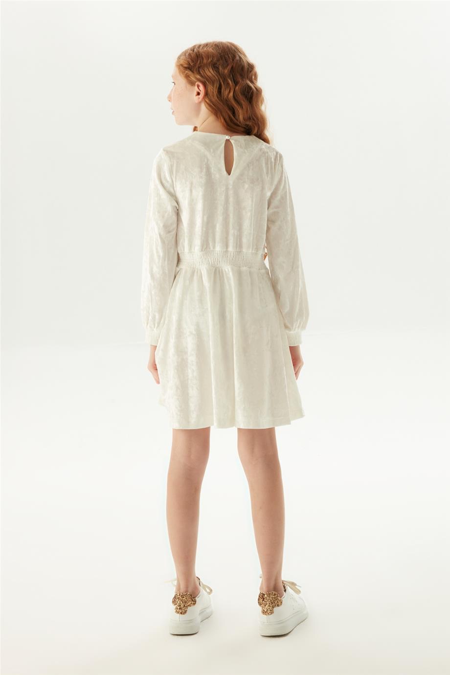 Fracomina Kız Çocuk Beyaz Elbise