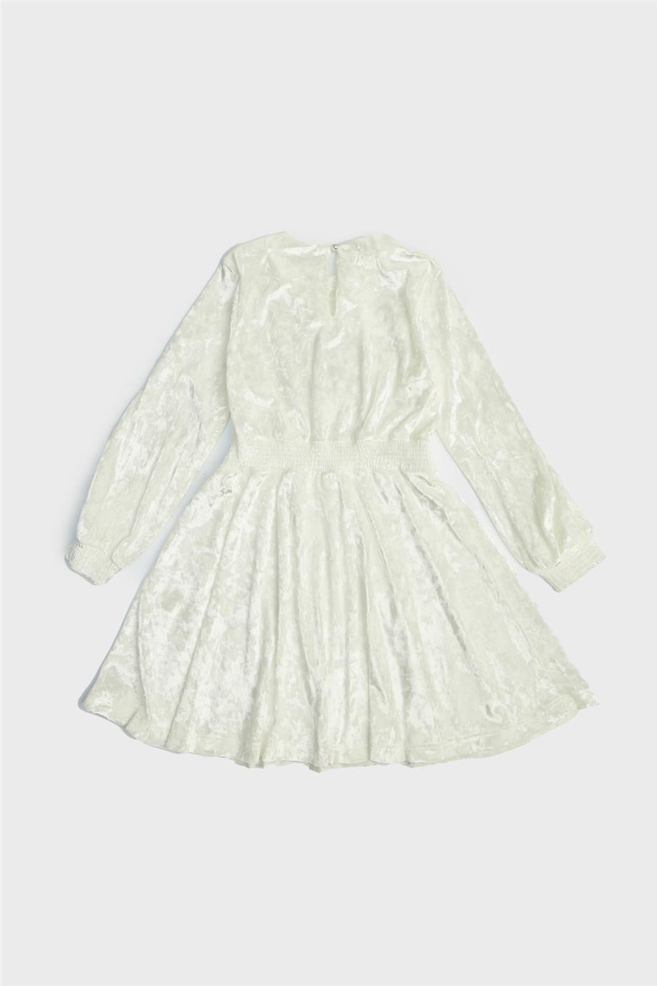 Fracomina Kız Çocuk Beyaz Elbise