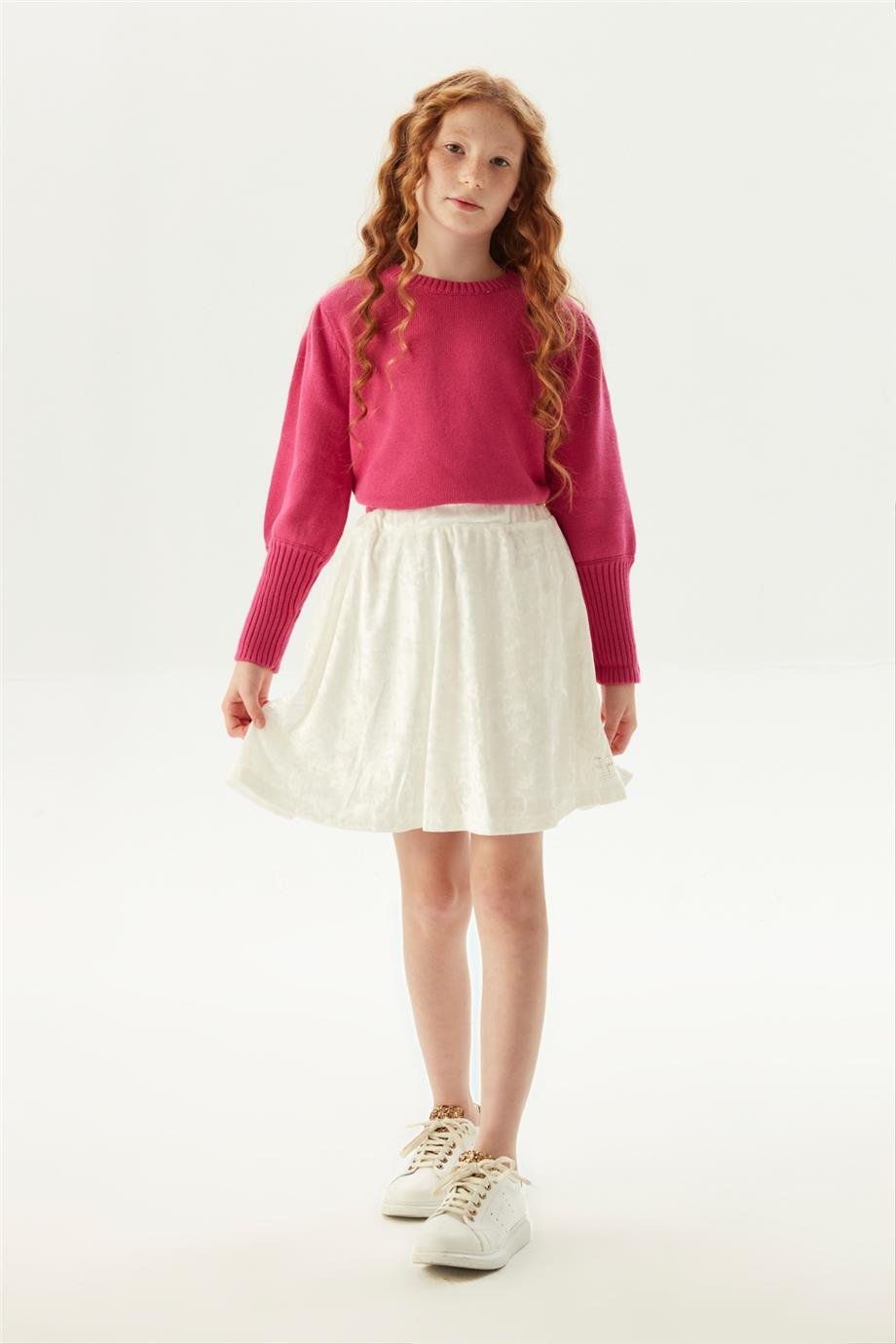 Fracomina Kız Çocuk Beyaz Etek