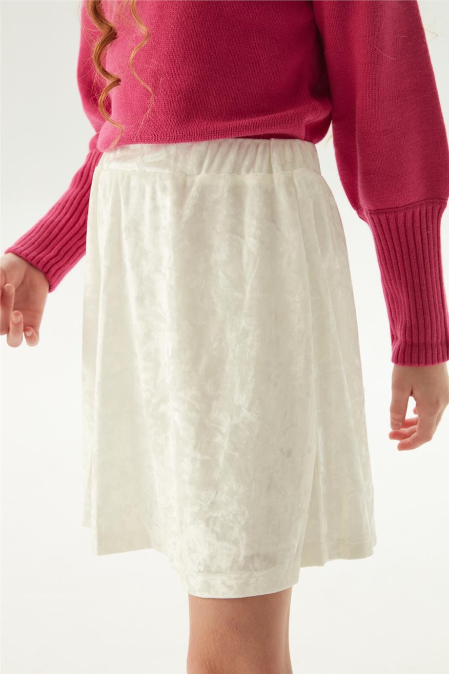 Fracomina Kız Çocuk Beyaz Etek