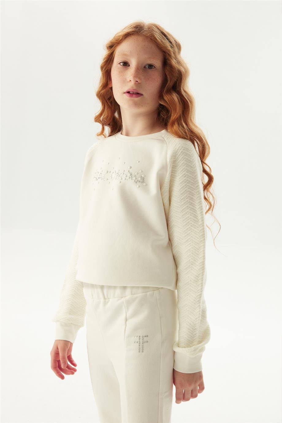 Fracomina Kız Çocuk Beyaz Pantolon