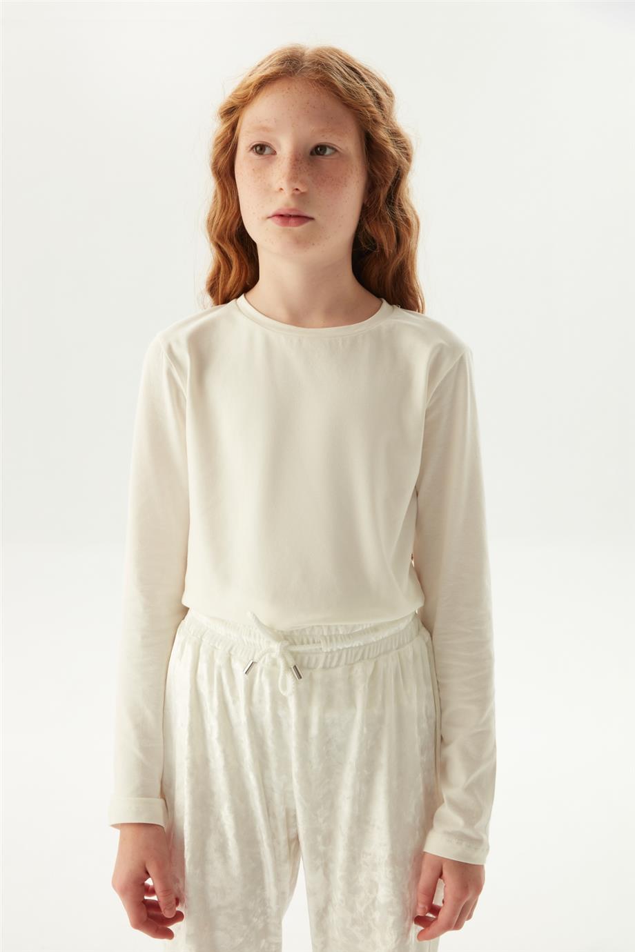 Fracomina Kız Çocuk Beyaz Pantolon