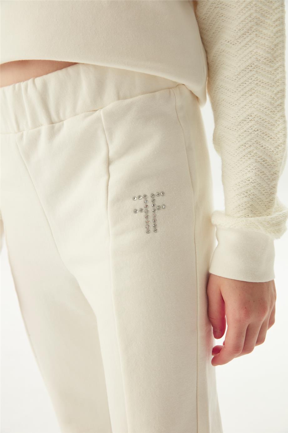 Fracomina Kız Çocuk Beyaz Pantolon