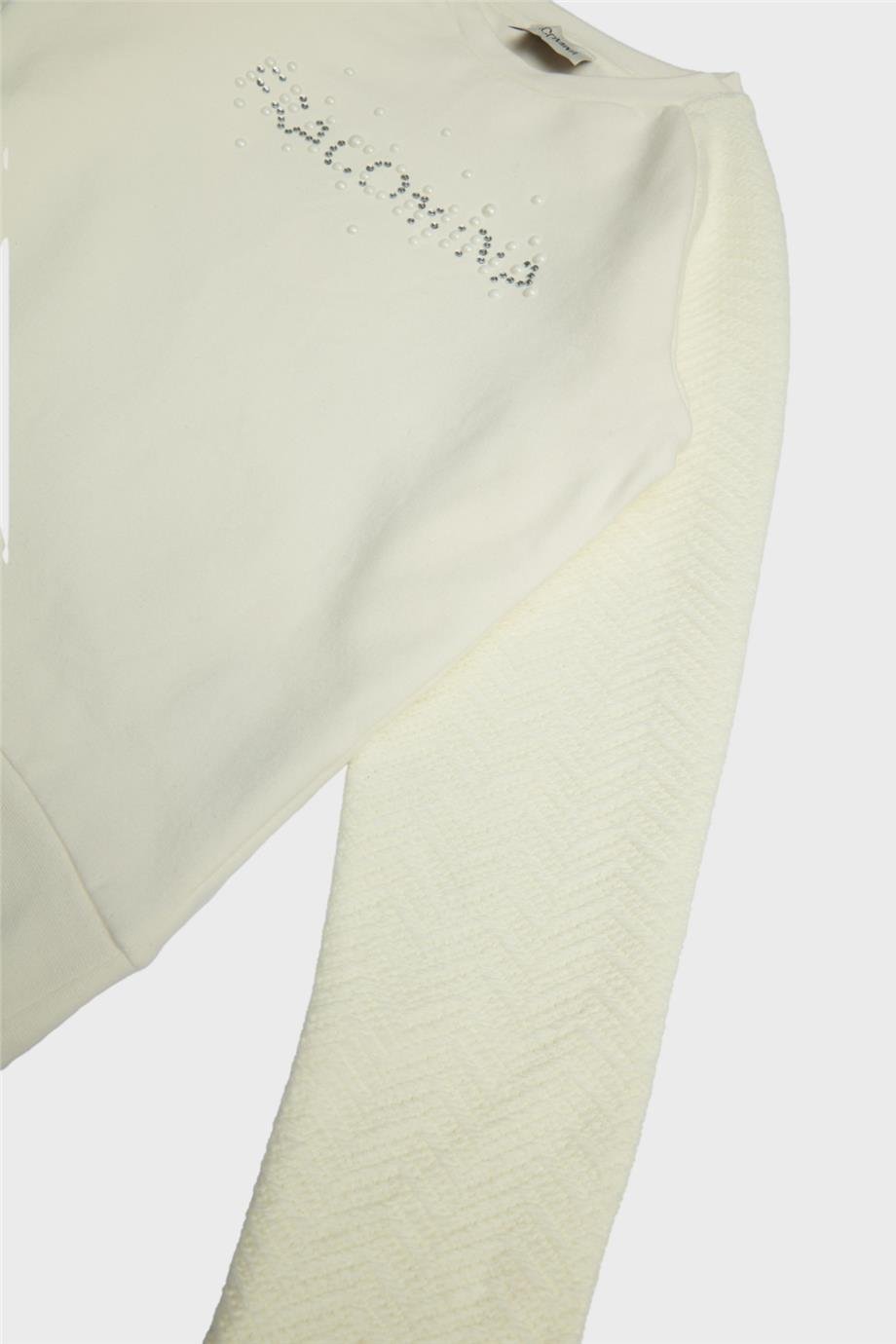 Fracomina Kız Çocuk Beyaz Sweatshirt