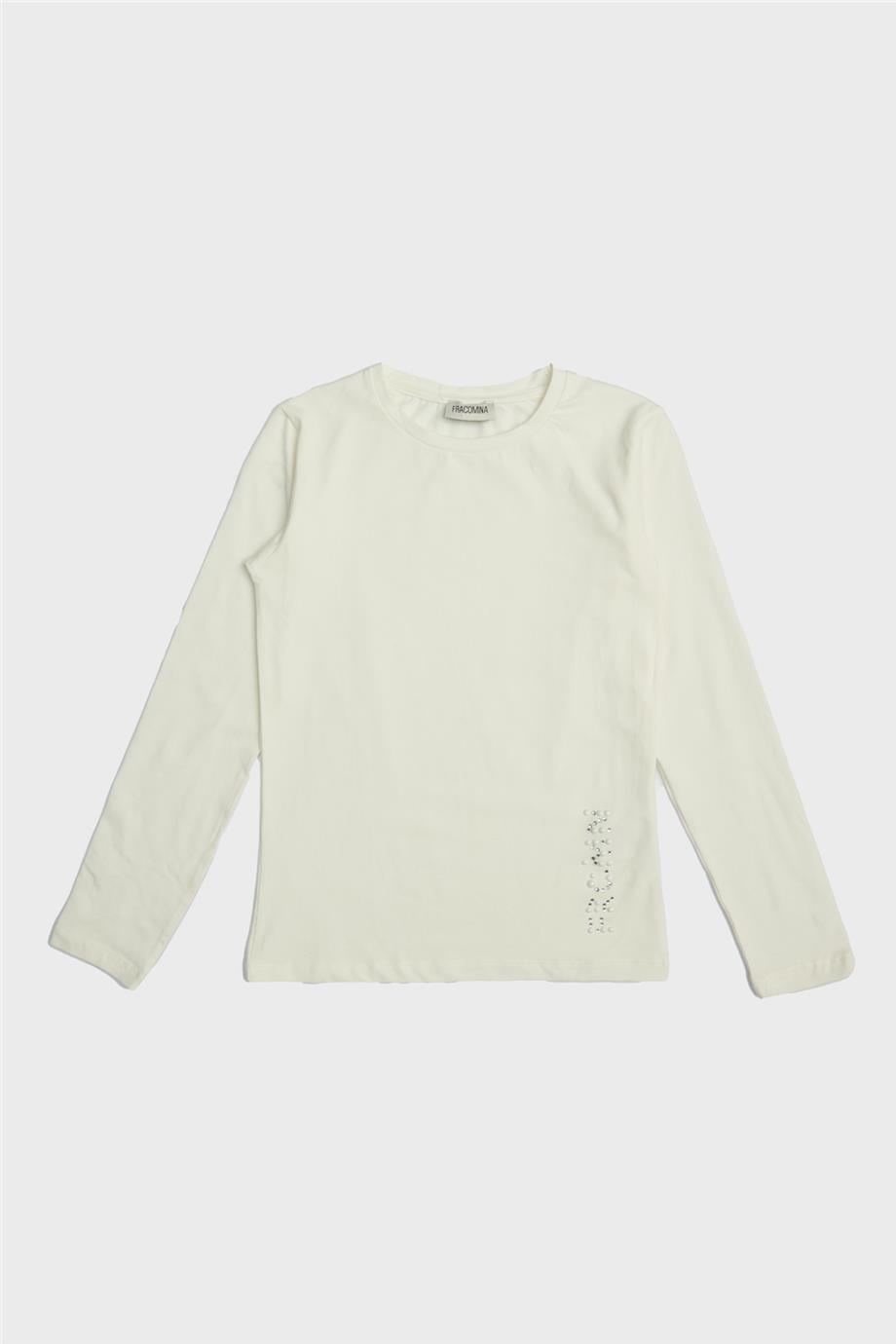 Fracomina Kız Çocuk Beyaz T-Shirt