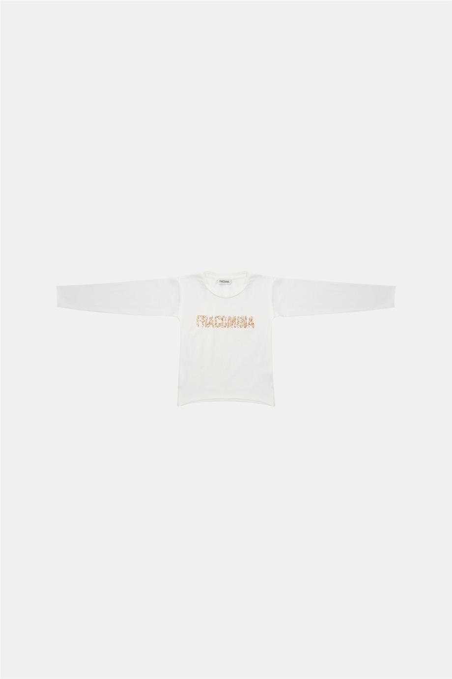 Fracomina Kız Çocuk Beyaz Tshirt