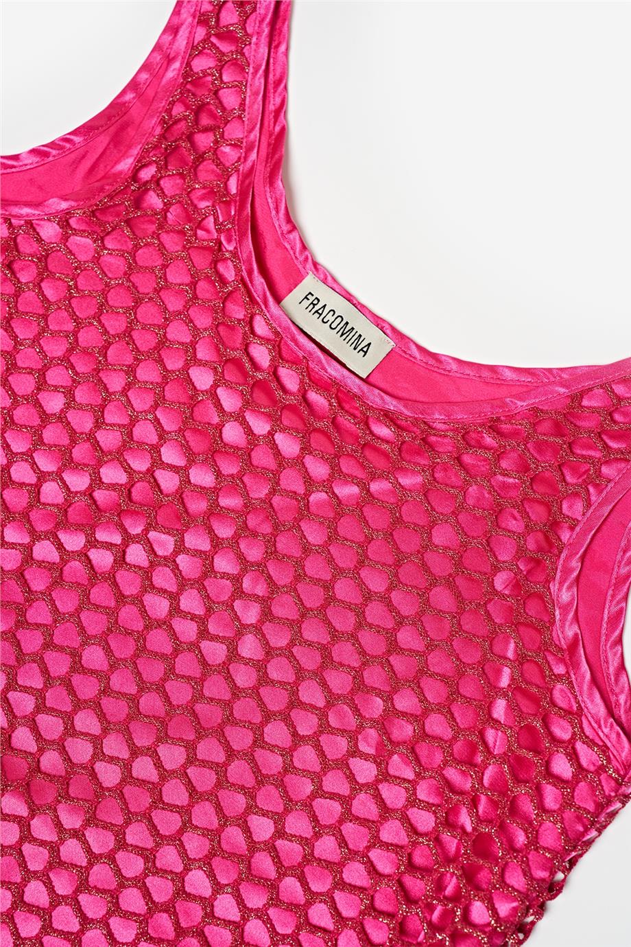 Fracomina Kız Çocuk Fuşya Elbise