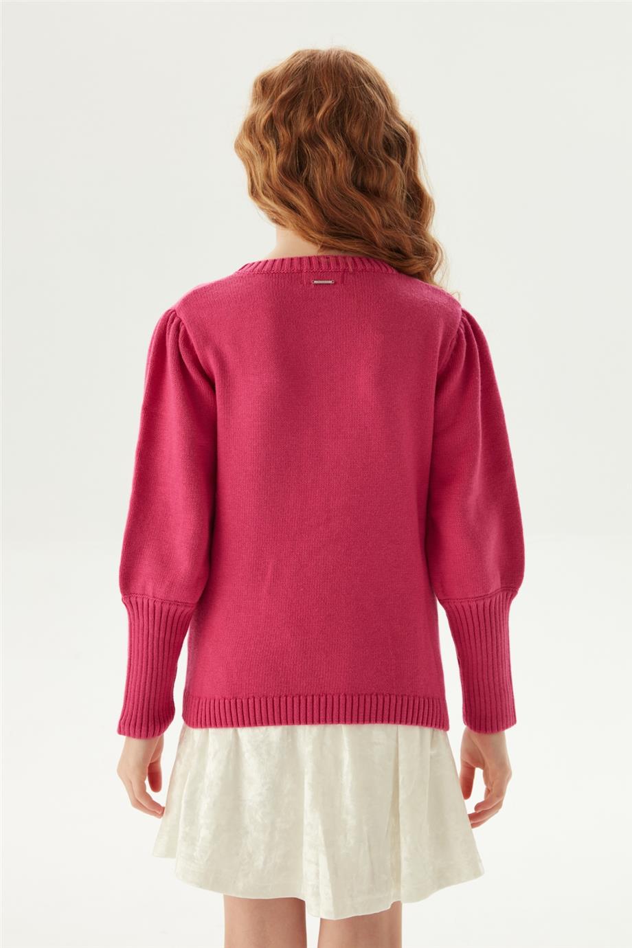 Fracomina Kız Çocuk Fuşya Kazak