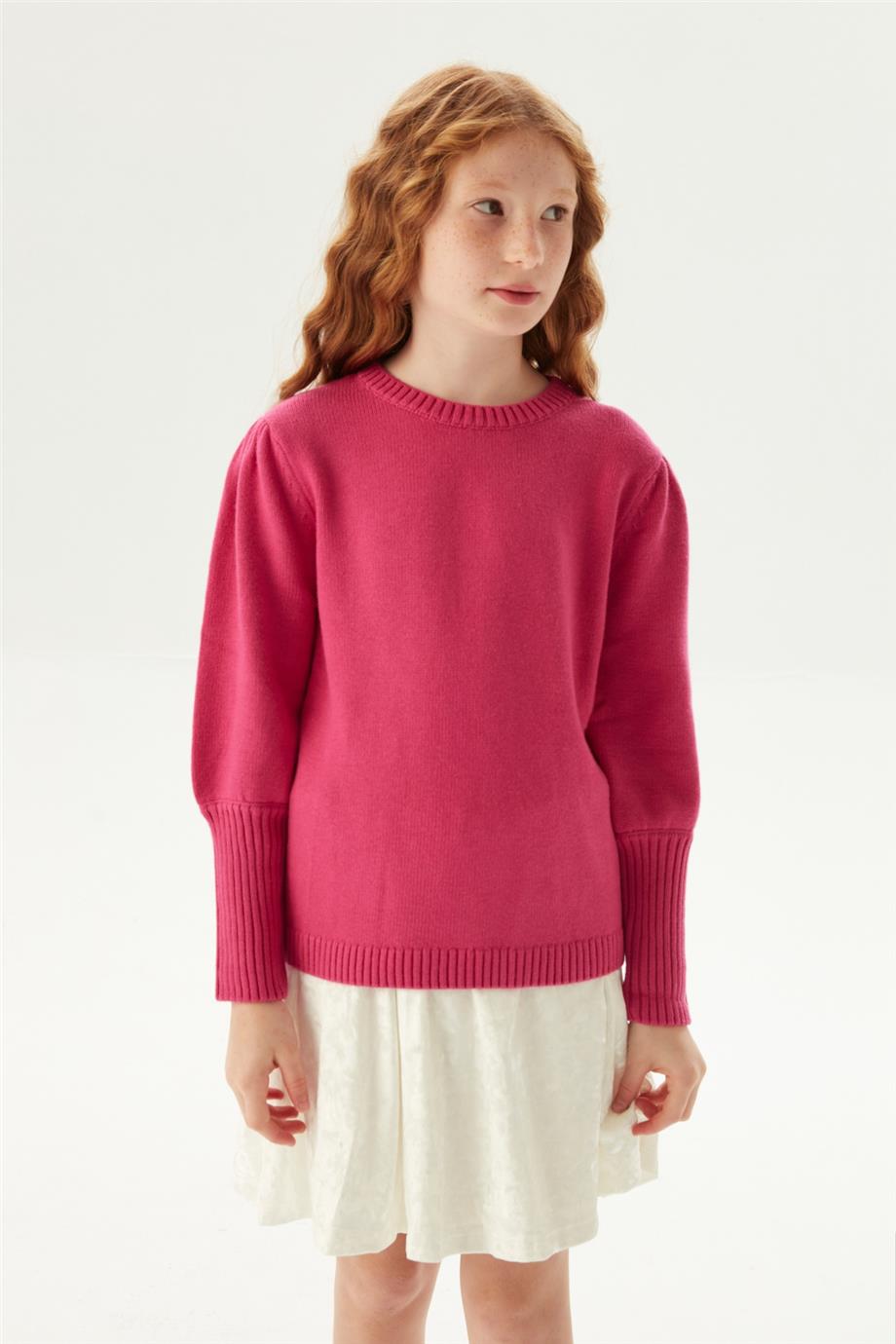 Fracomina Kız Çocuk Fuşya Kazak