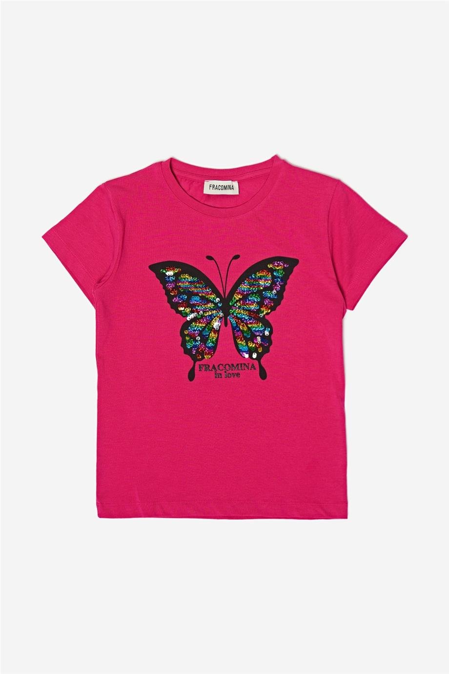 Fracomina Kız Çocuk Fuşya T-Shirt