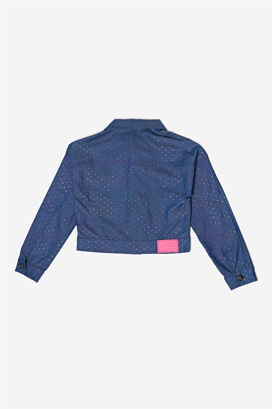 Fracomina Kız Çocuk Mavi Ceket