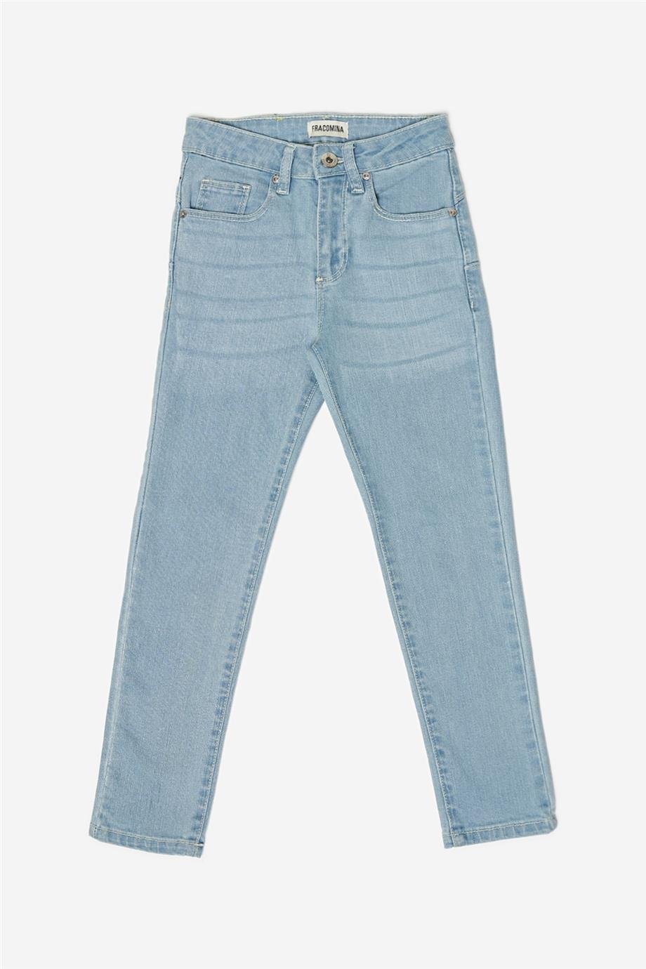 Fracomina Kız Çocuk Mavi Pantolon