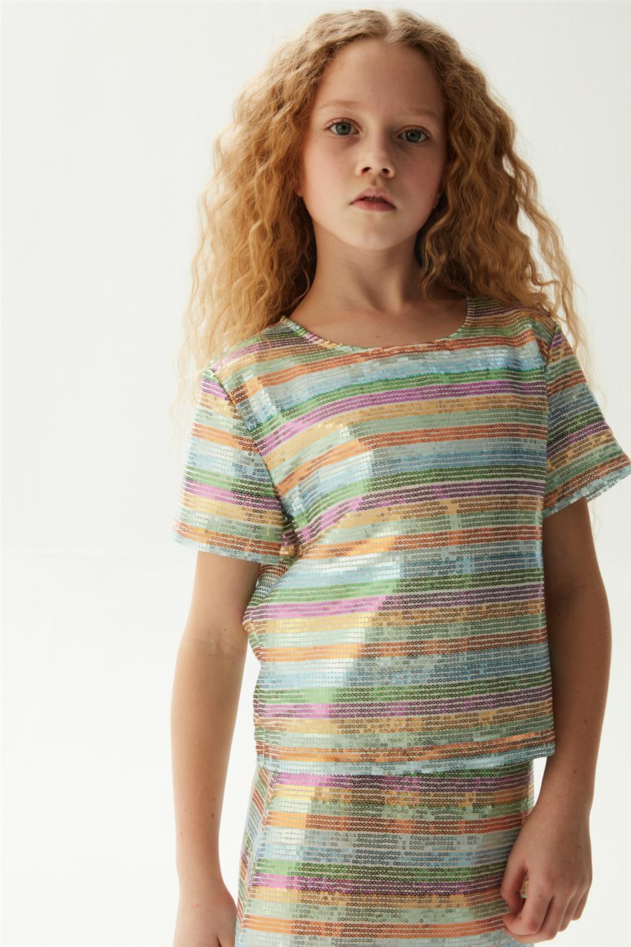 Fracomina Kız Çocuk Renkli T-Shirt