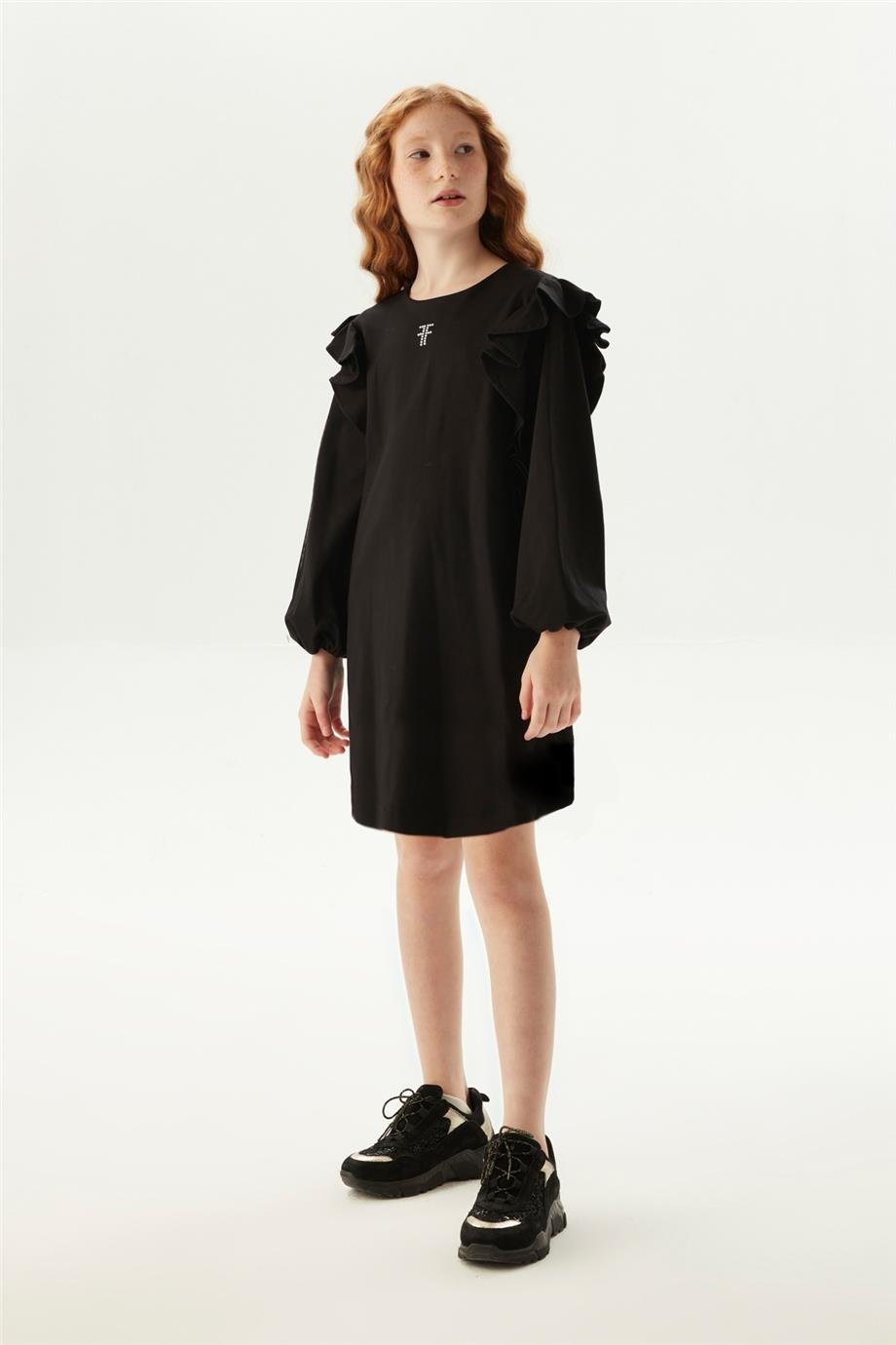 Fracomina Kız Çocuk Siyah Elbise