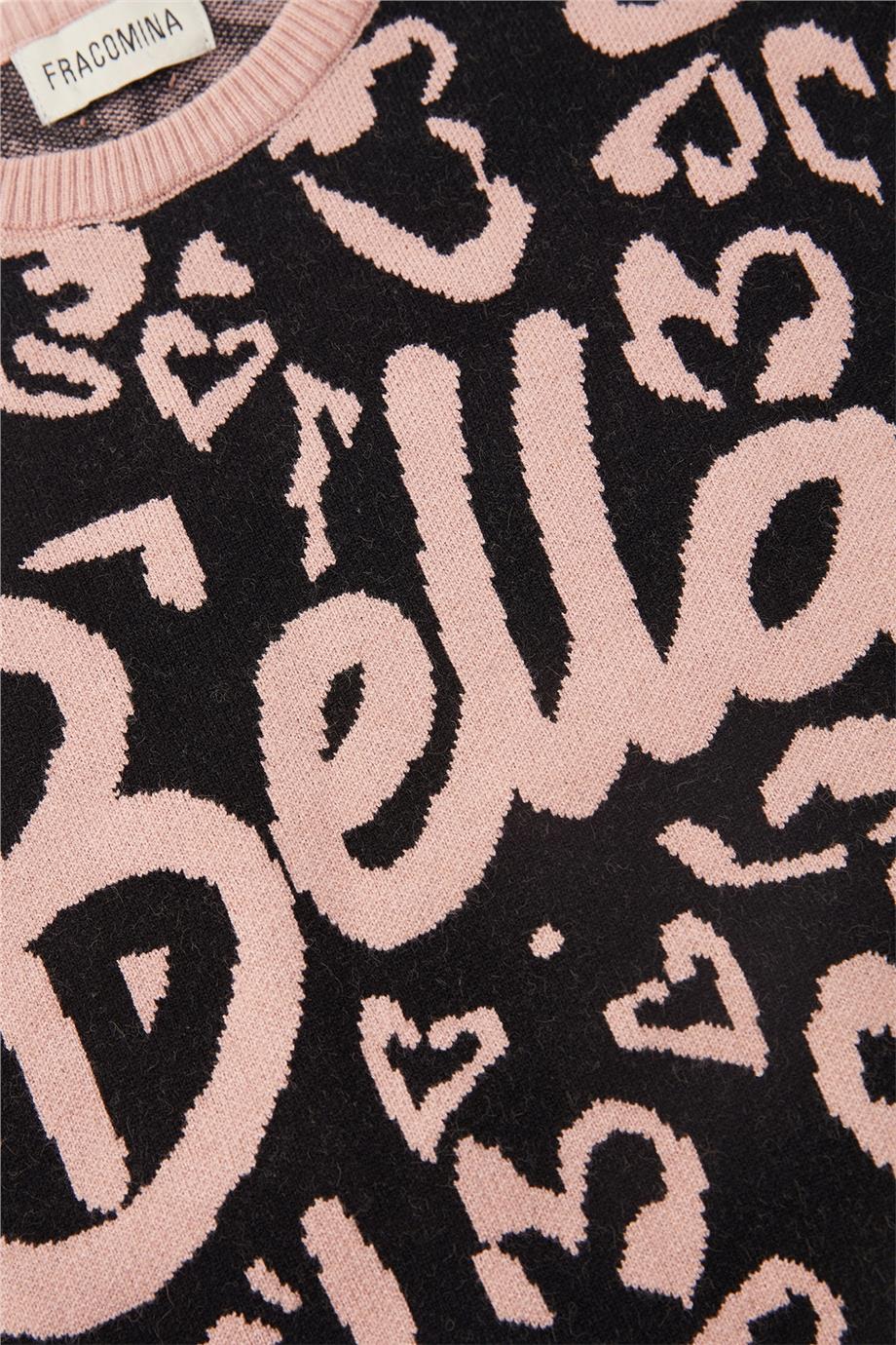 Fracomina Kız Çocuk Siyah Kazak