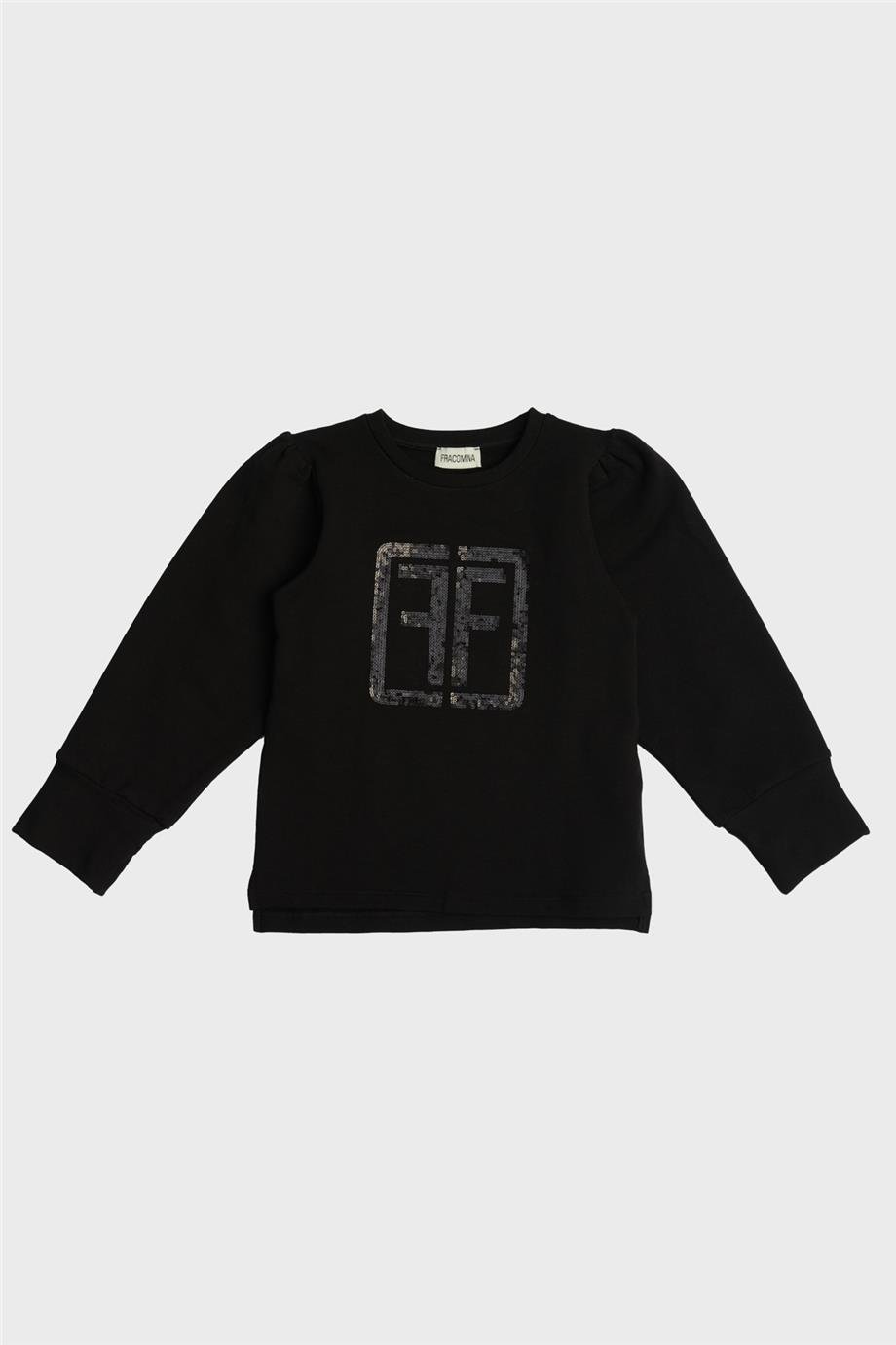 Fracomina Kız Çocuk Siyah Sweatshirt