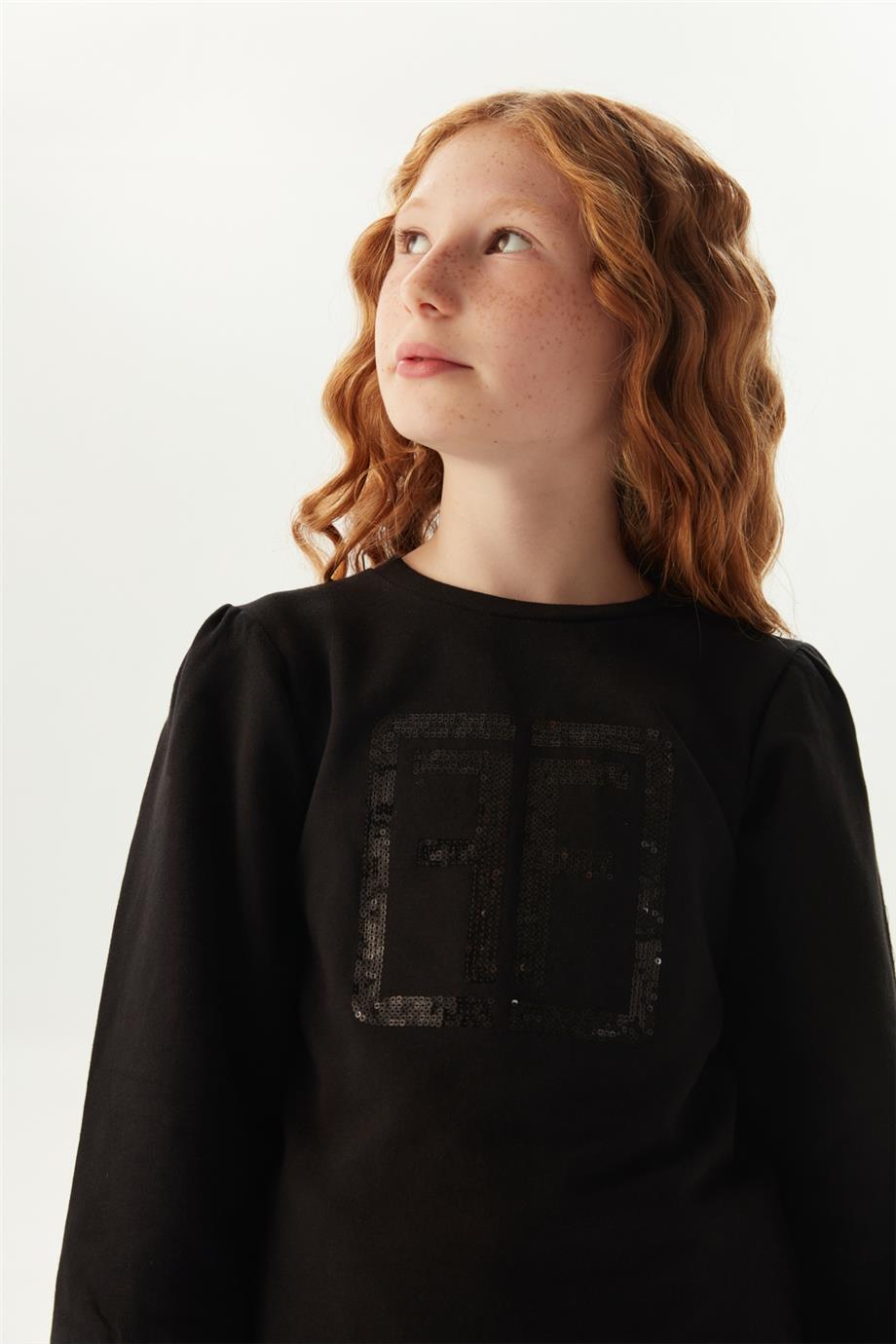 Fracomina Kız Çocuk Siyah Sweatshirt