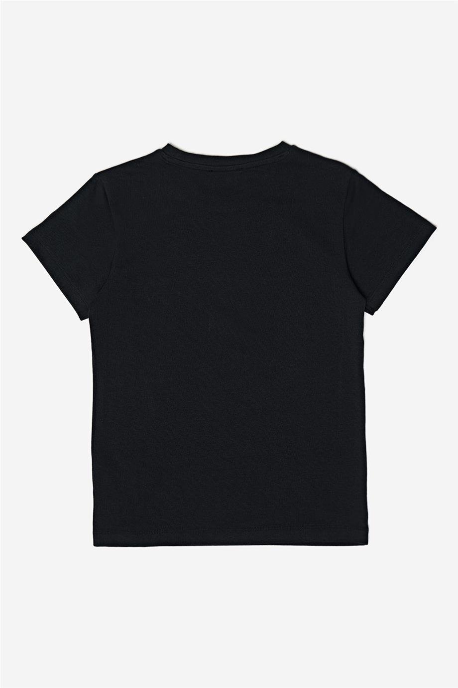 Fracomina Kız Çocuk Siyah T-Shirt