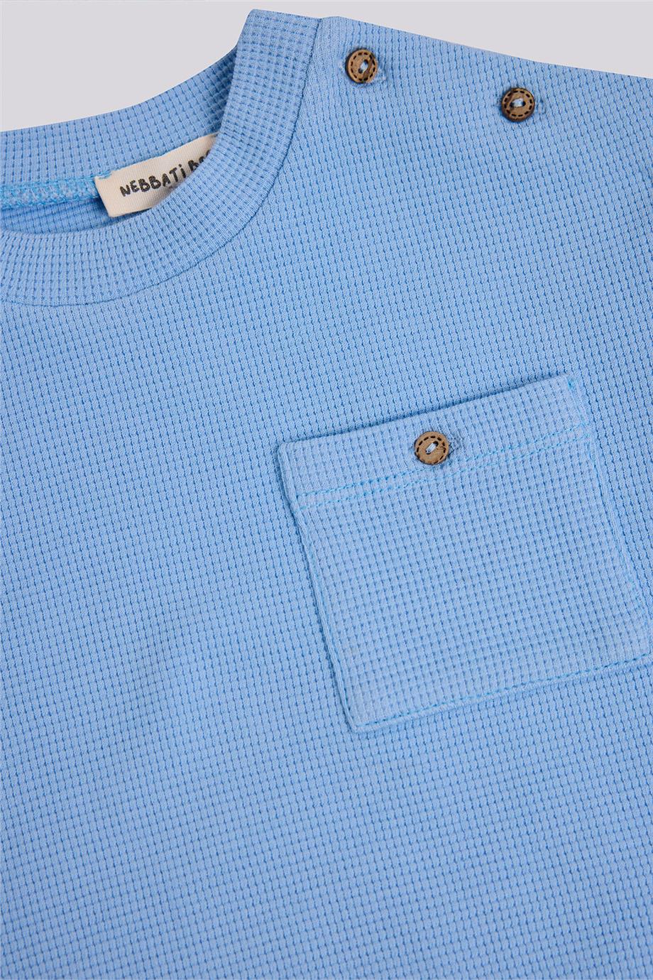 Gb Baby Basic Erkek Bebek Mavi Şort ve Tshirt TakımıGb Baby Basic Erkek Bebek Mavi Şort ve Tshirt Takımı