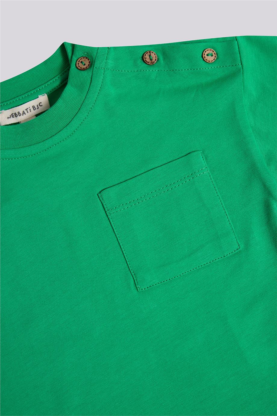 Gb Baby Basic Erkek Bebek Yeşil TshirtGb Baby Basic Erkek Bebek Yeşil Tshirt