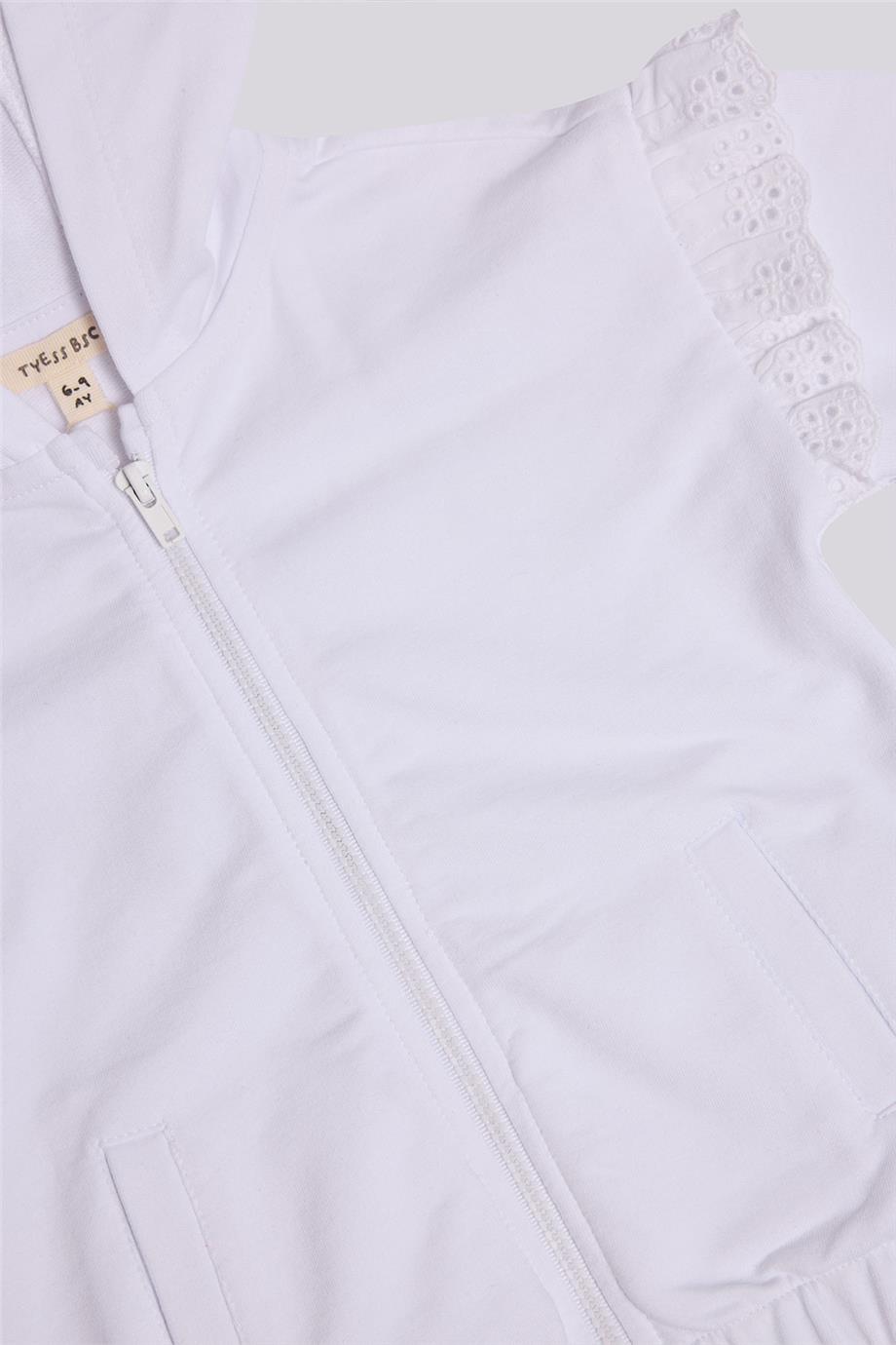 Gb Baby Basic Kız Bebek Beyaz Eşofman TakımıGb Baby Basic Kız Bebek Beyaz Eşofman Takımı