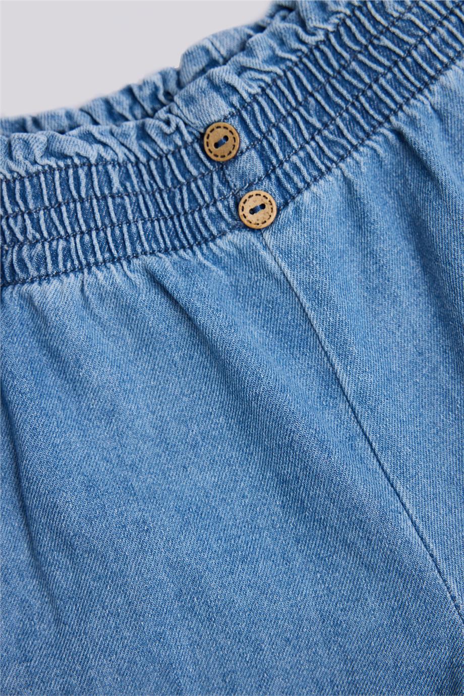 Gb Baby Basic Kız Bebek Denim PantolonGb Baby Basic Kız Bebek Denim Pantolon