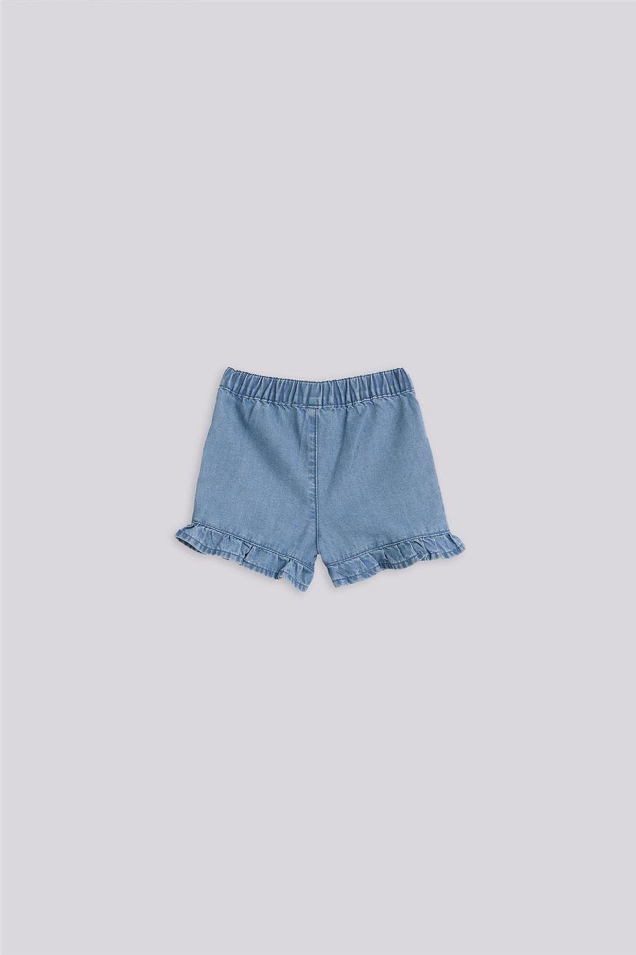 Gb Baby Basic Kız Bebek Denim ŞortGb Baby Basic Kız Bebek Denim Şort