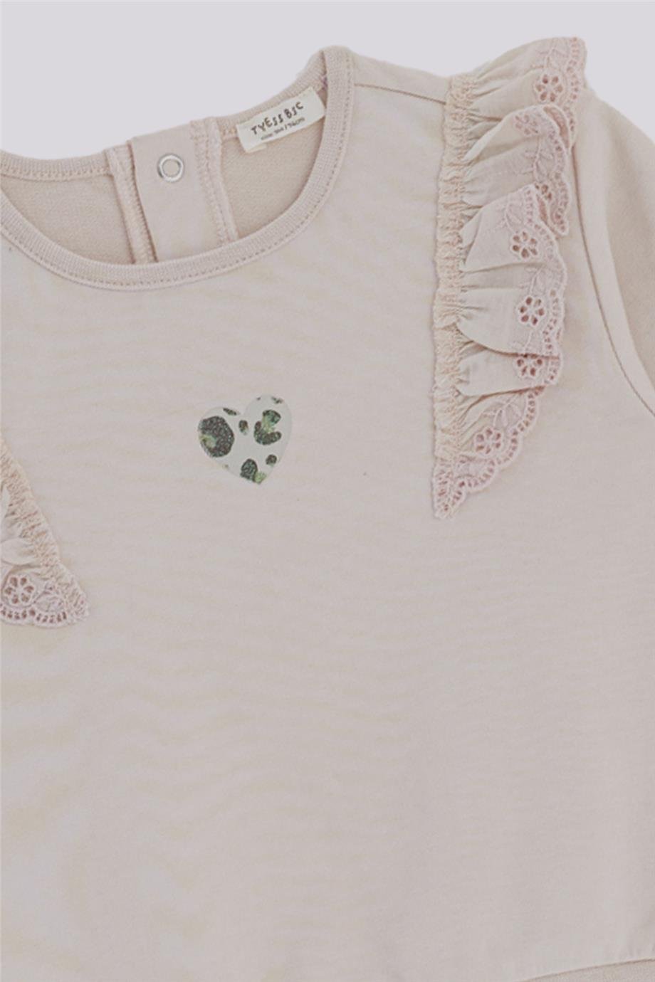 Gb Baby Basic Kız Bebek Ekru Eşofman TakımGb Baby Basic Kız Bebek Ekru Eşofman Takım