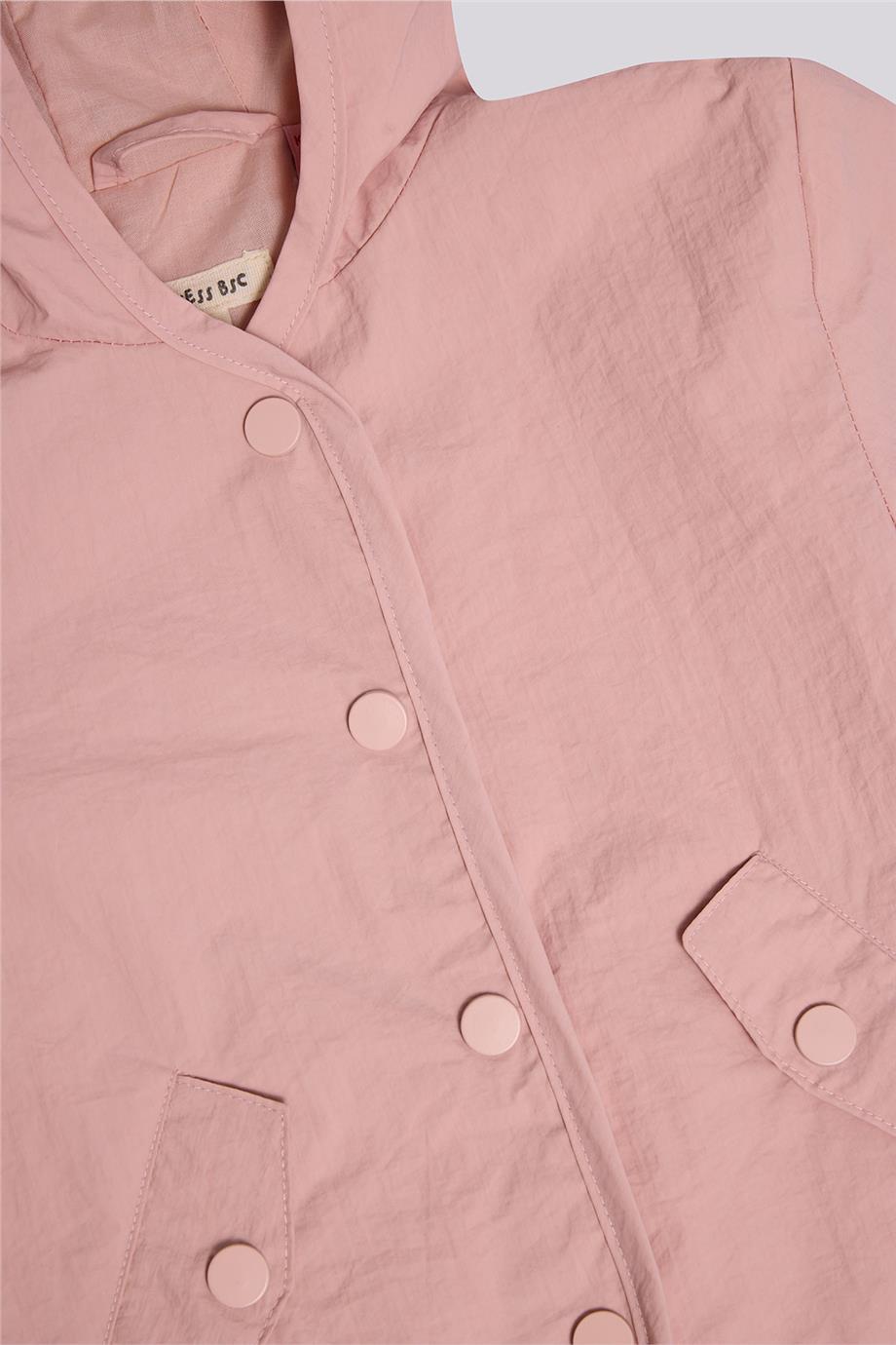 Gb Baby Basic Kız Bebek Pembe YağmurlukGb Baby Basic Kız Bebek Pembe Yağmurluk