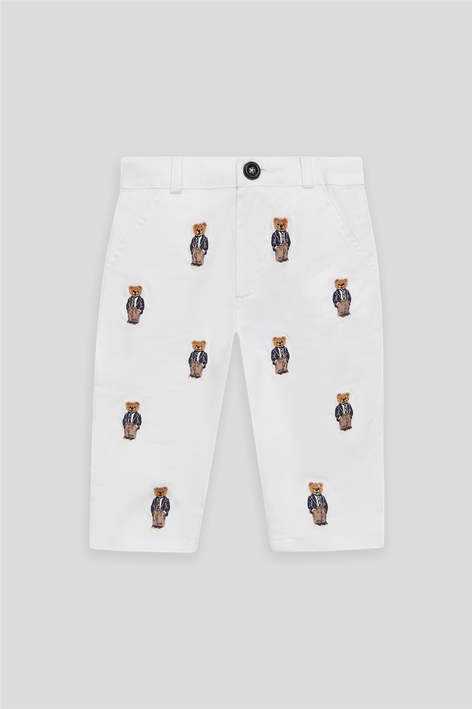 GB Baby Baby Boy White TrousersGB Baby Baby Boy White Trousers