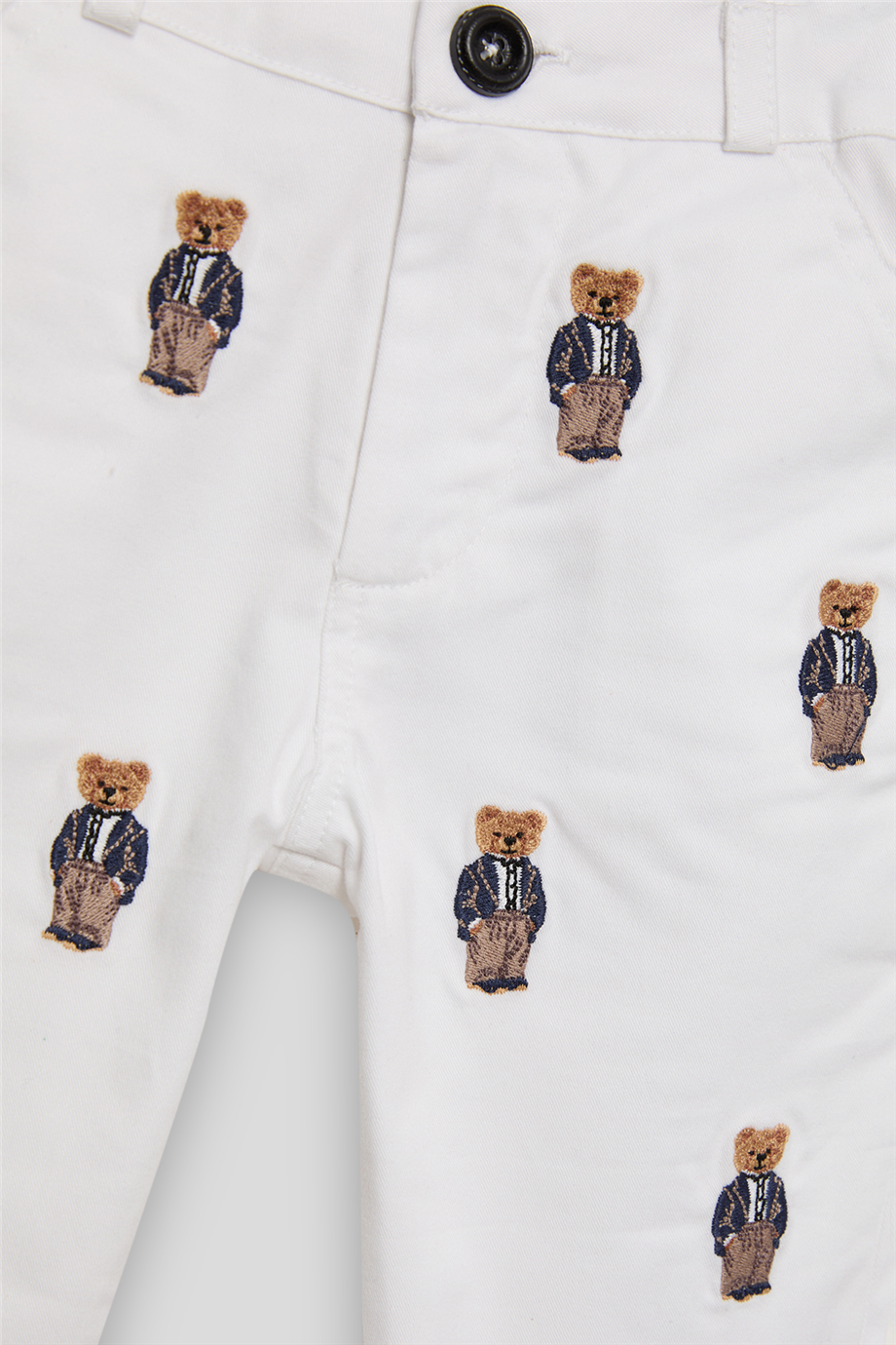 GB Baby Baby Boy White TrousersGB Baby Baby Boy White Trousers