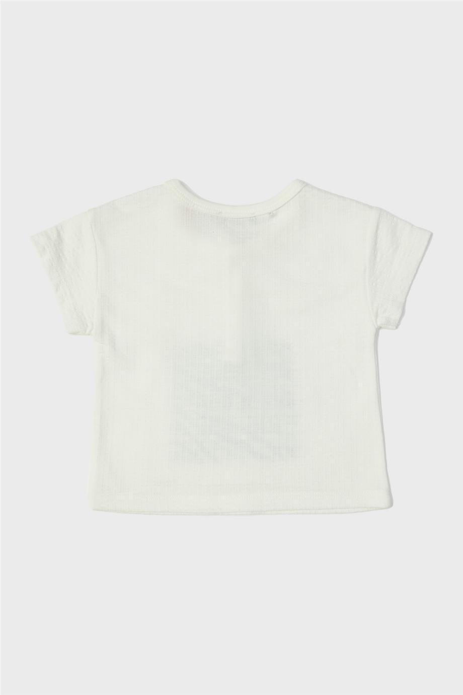 GB Baby Erkek Bebek Beyaz T-Shirt