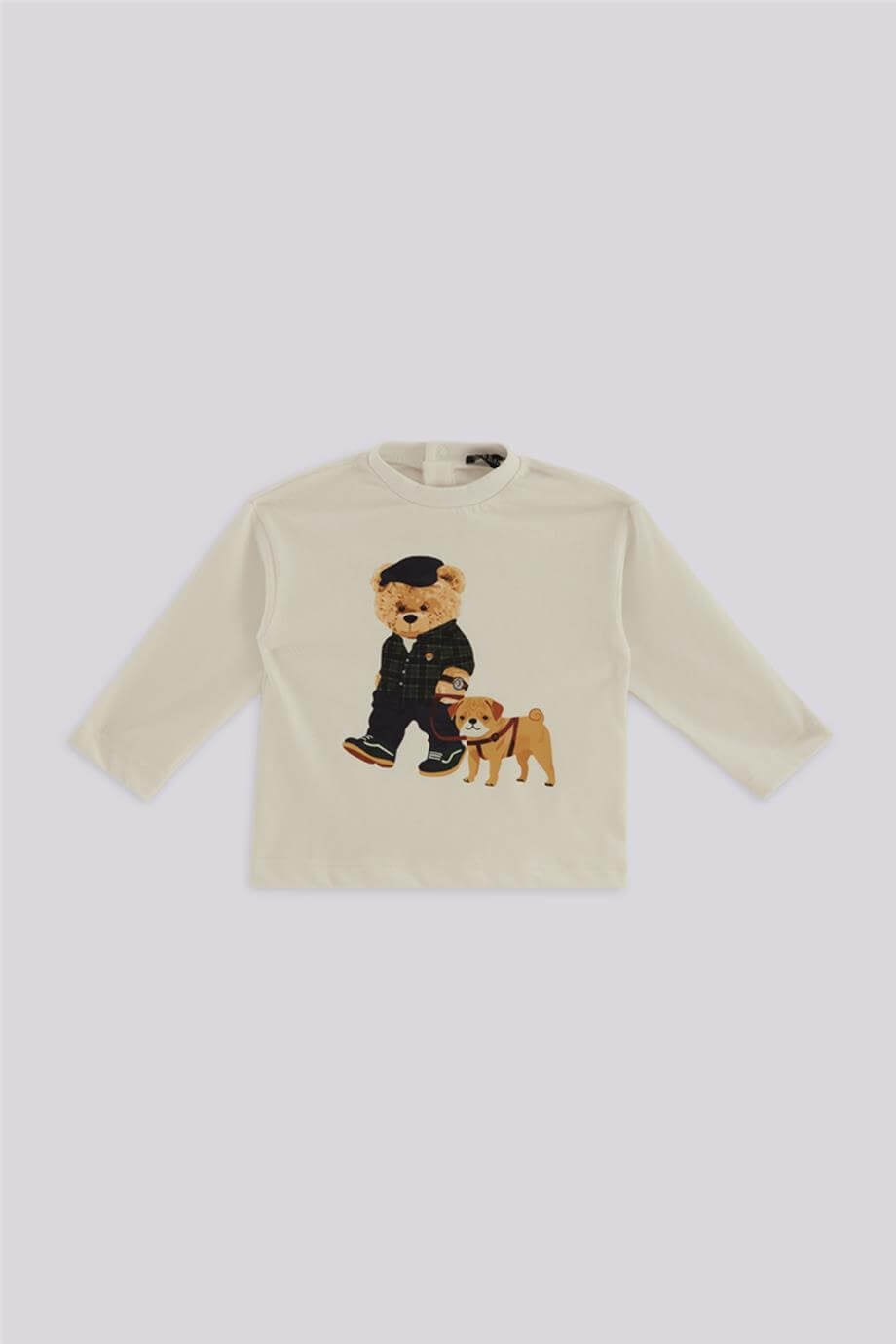 GB Baby Baby Boy White TshirtGB Baby Baby Boy White Tshirt