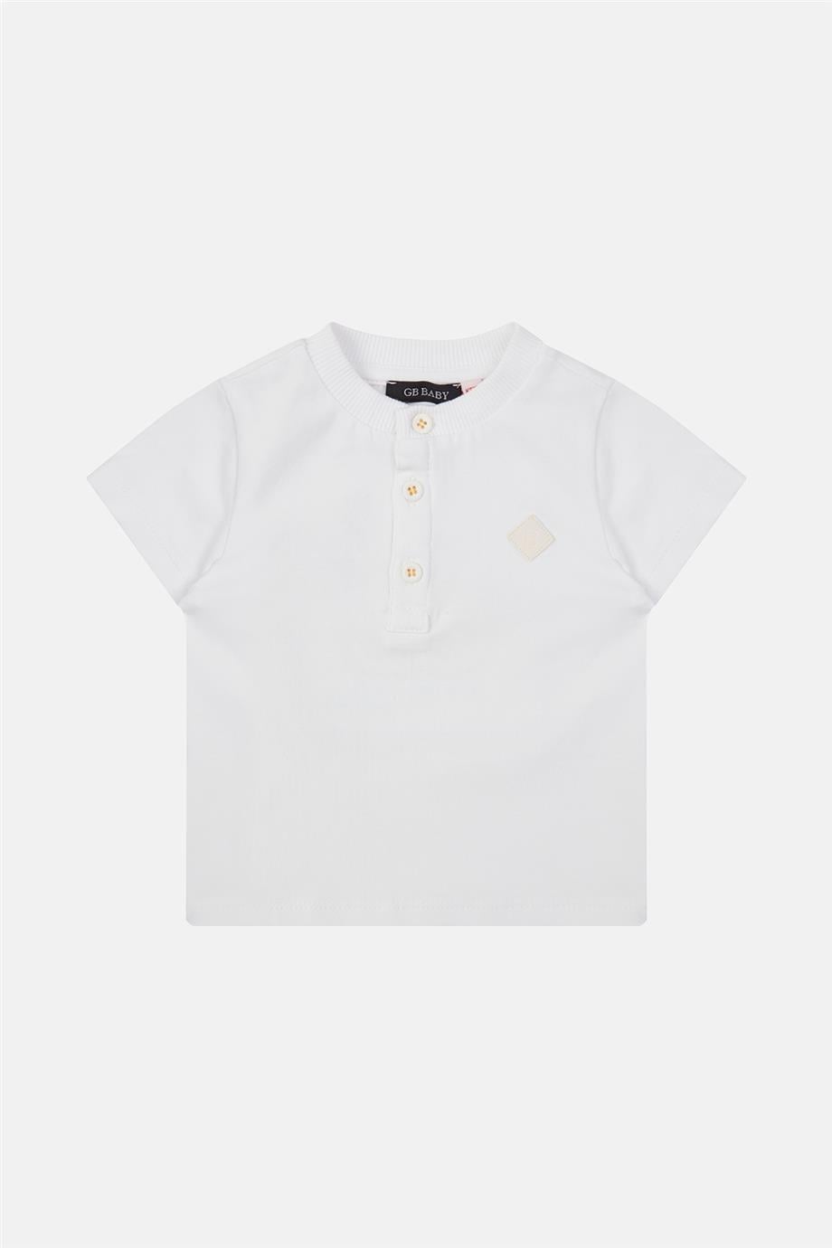 GB Baby Erkek Bebek Beyaz Tshirt