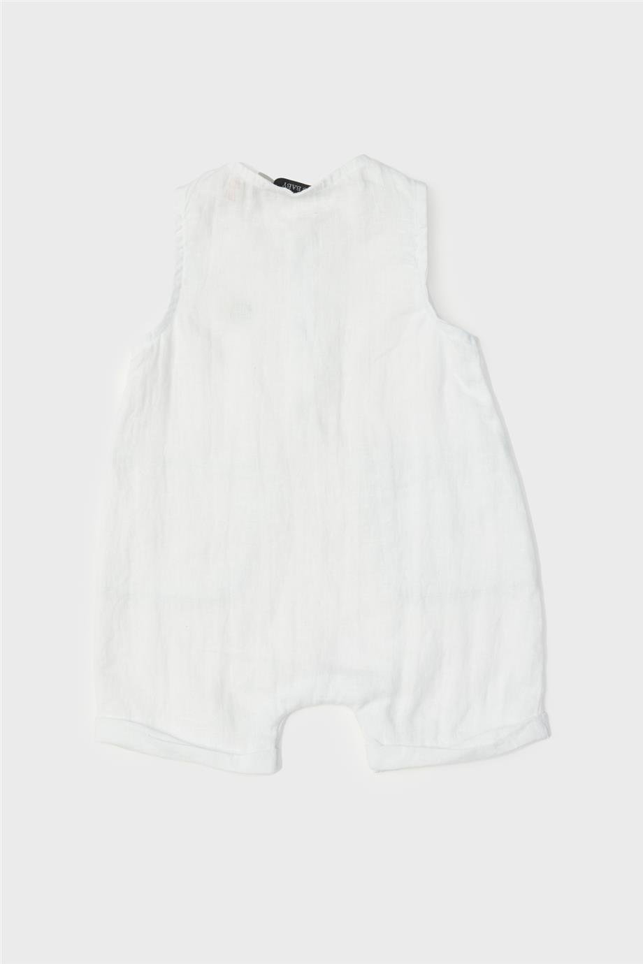 GB Baby Erkek Bebek Beyaz Tulum