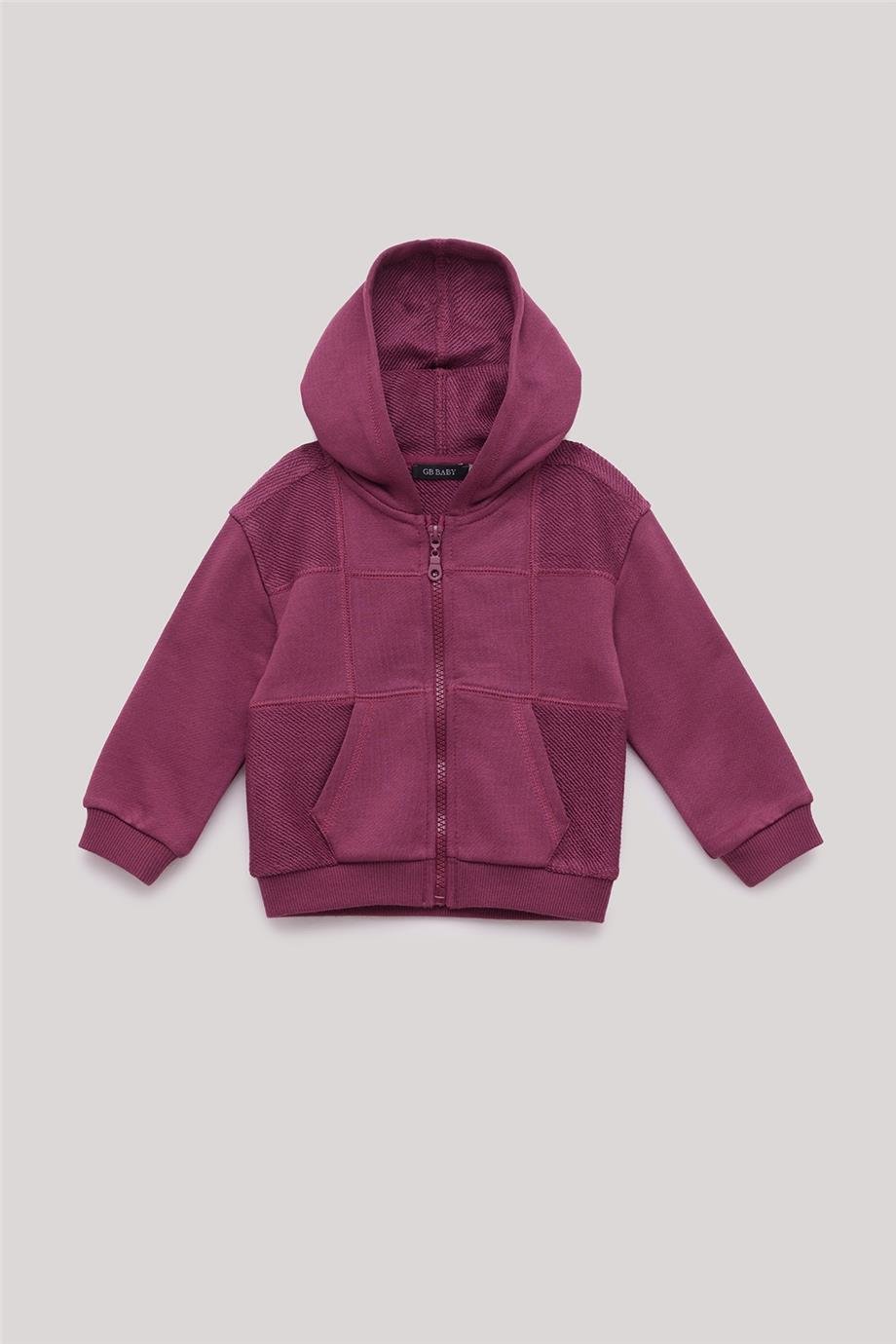 GB Baby Erkek Bebek Bordo Eşofman Üstü