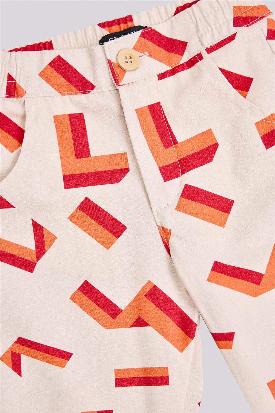 GB Baby Erkek Bebek Desenli Eşofman AltıGB Baby Erkek Bebek Desenli Eşofman Altı