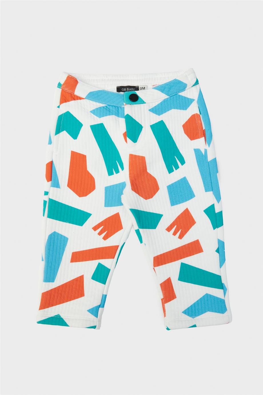GB Baby Erkek Bebek Desenli Eşofman Altı