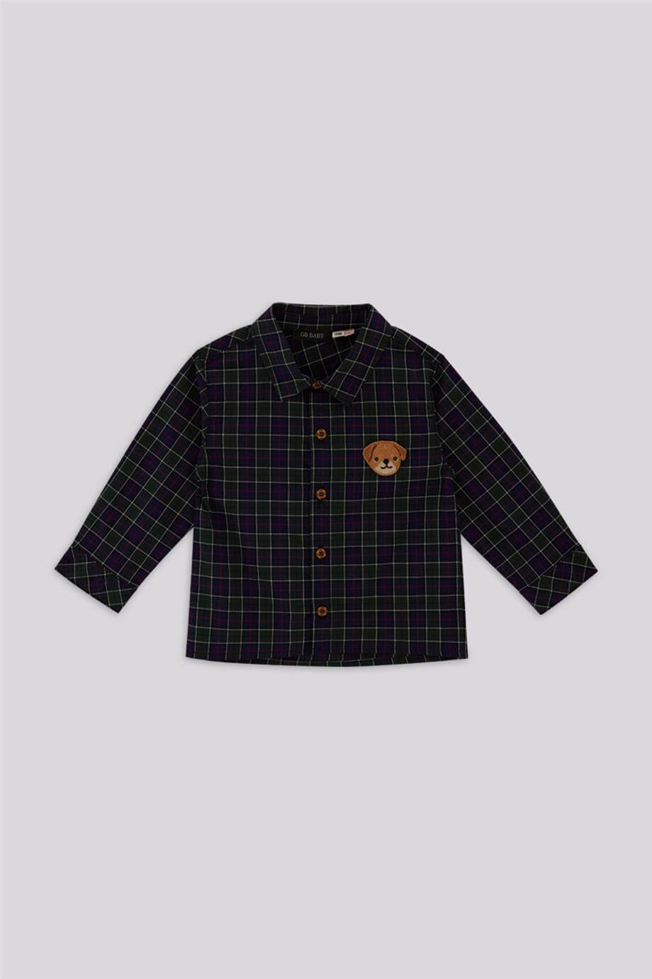 GB Baby Erkek Bebek Desenli GömlekGB Baby Erkek Bebek Desenli Gömlek
