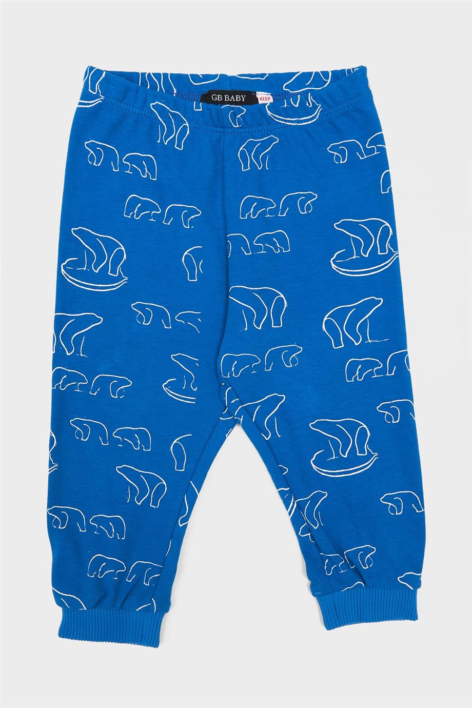 GB Baby Erkek Bebek Desenli Pijama Takımı