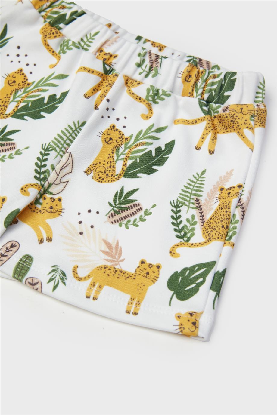 GB Baby Erkek Bebek Desenli Pijama Takımı