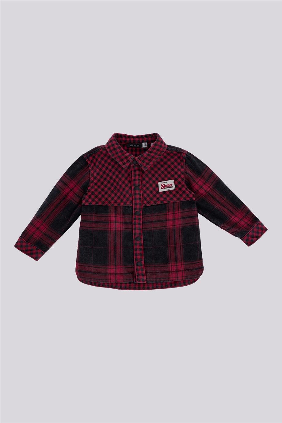 GB Baby Erkek Bebek Ekose GömlekGB Baby Erkek Bebek Ekose Gömlek