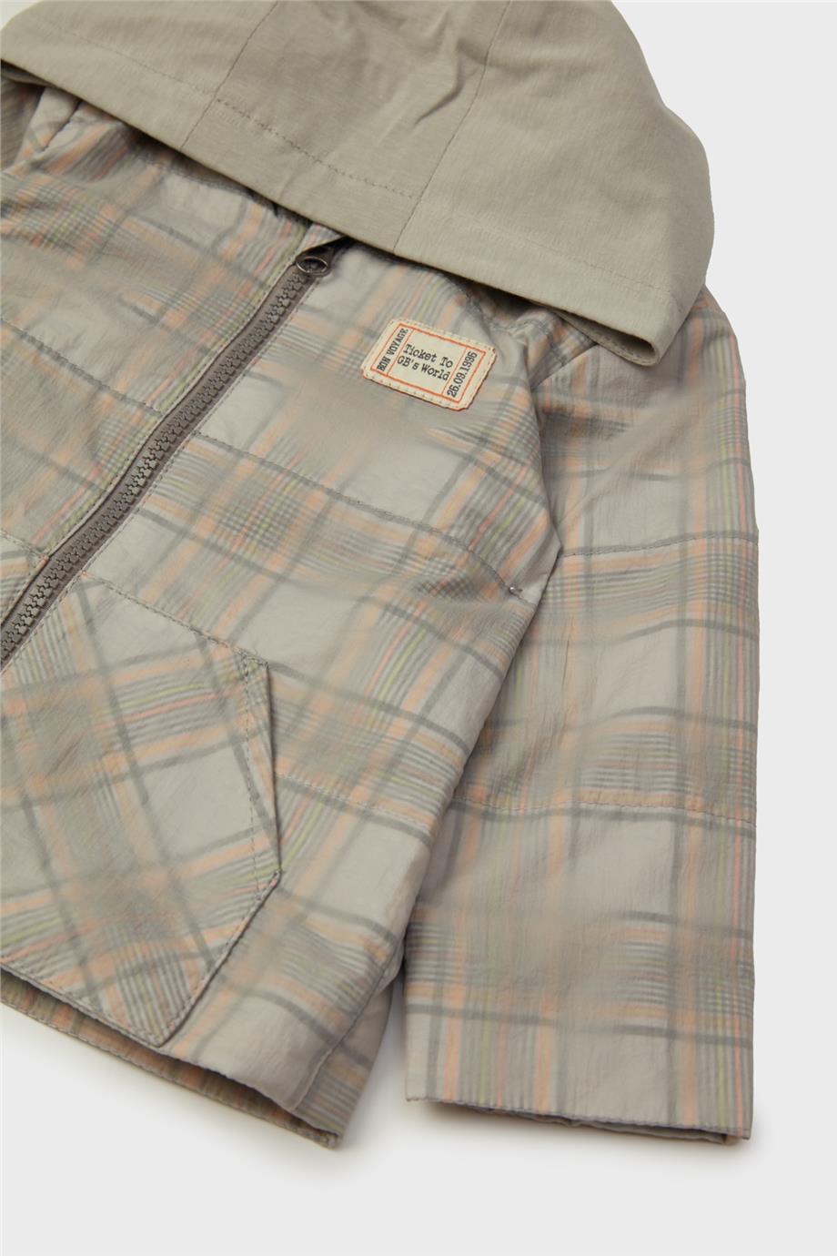 GB Baby Erkek Bebek Ekose Yelek