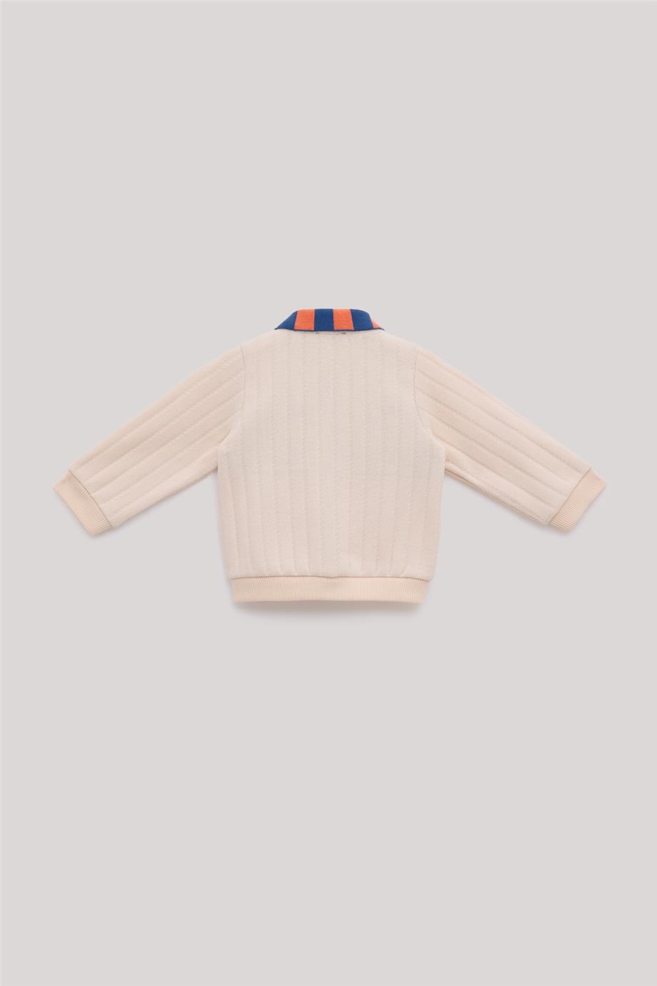 GB Baby Erkek Bebek Ekru Eşofman Üstü