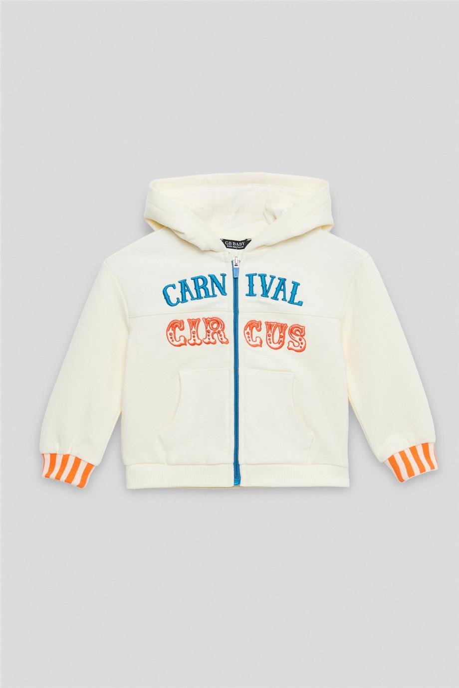 GB Baby Erkek Bebek Ekru Eşofman ÜstüGB Baby Erkek Bebek Ekru Eşofman Üstü