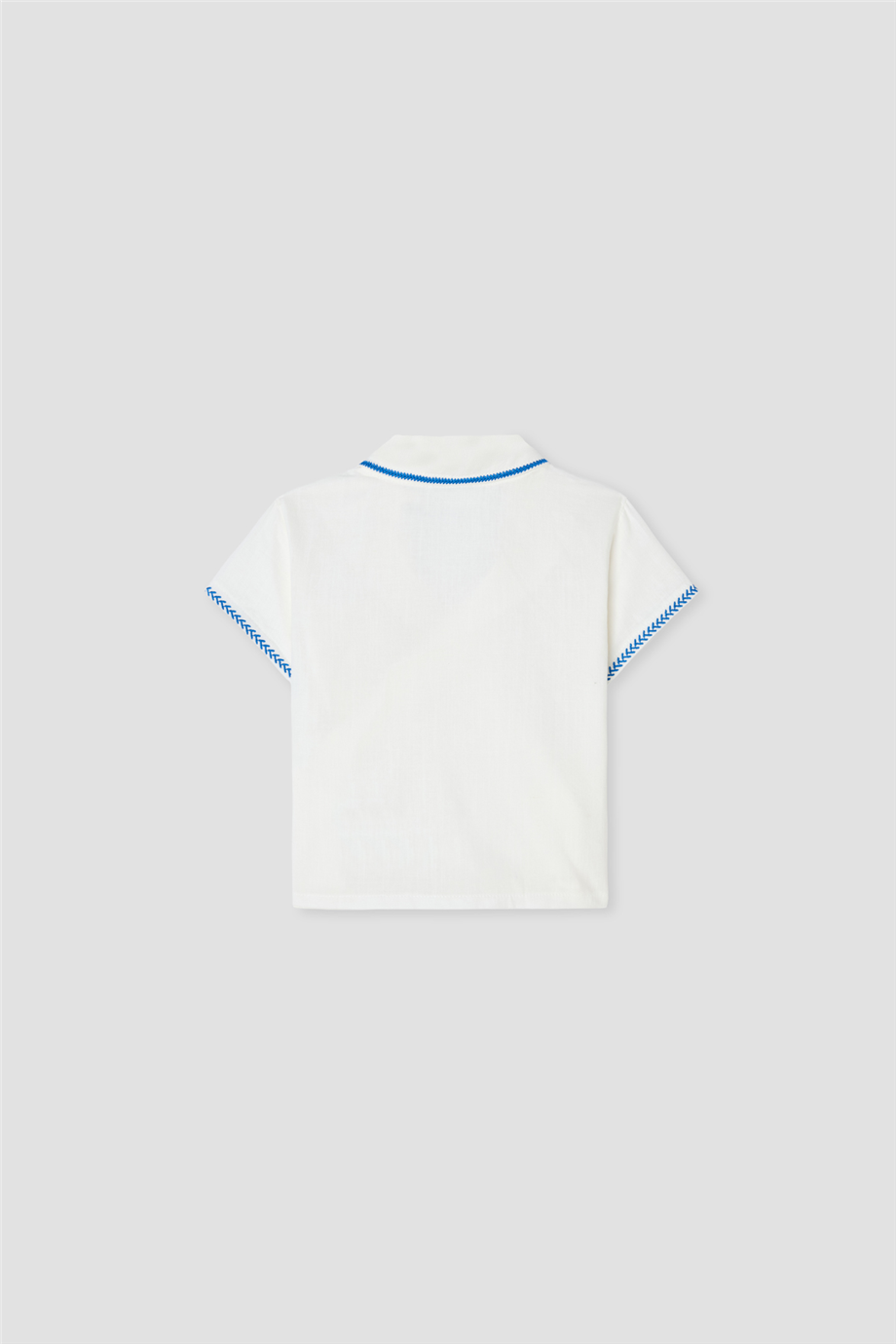 GB Baby Baby Boy Ecru ShirtGB Baby Baby Boy Ecru Shirt