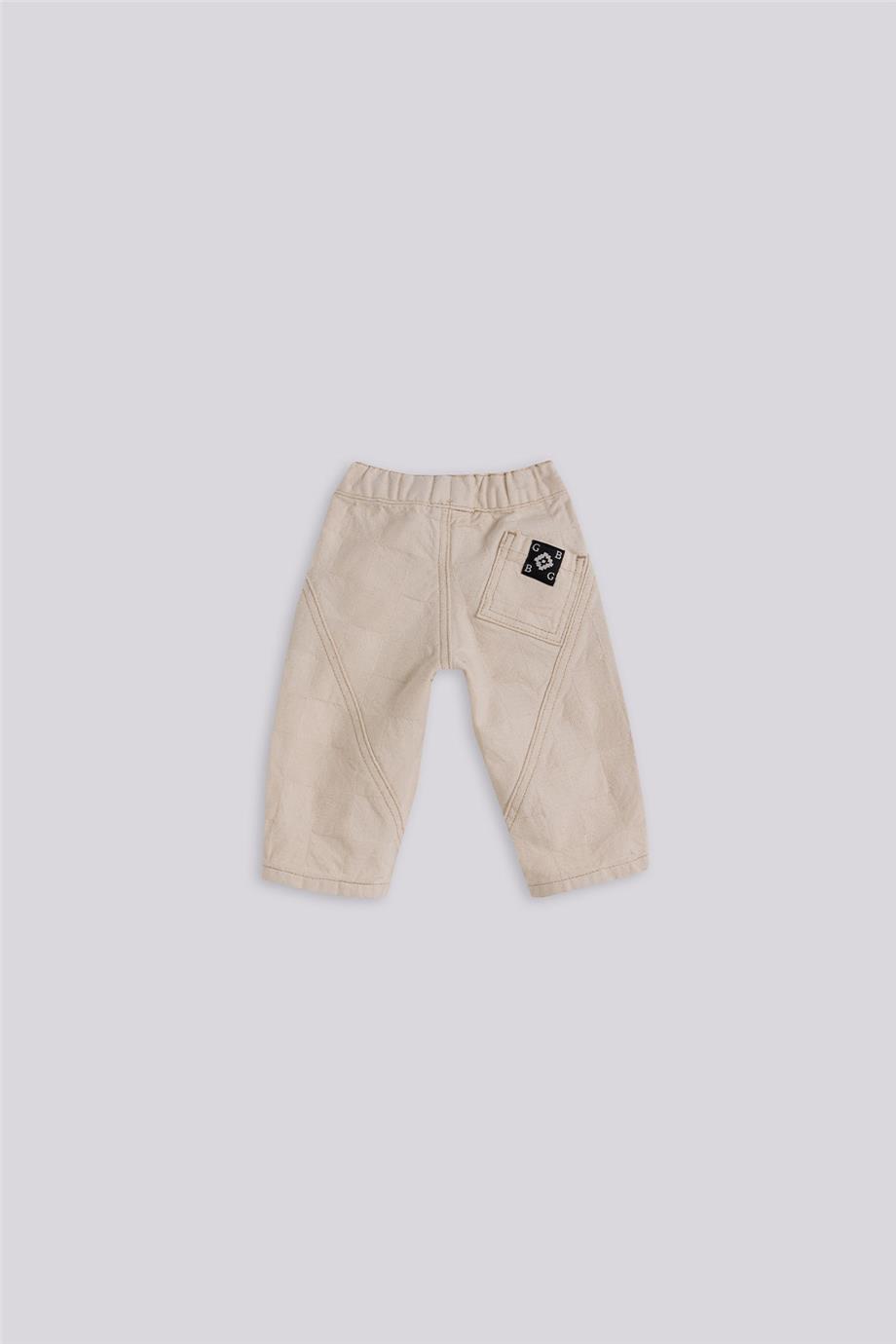 GB Baby Baby Boy Ecru TrousersGB Baby Baby Boy Ecru Trousers